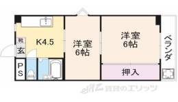 シティパレス21生駒俵口町パート1間取り図面