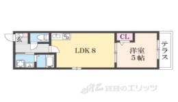 グラカン桂駅北間取り図面