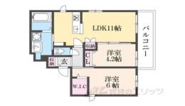 メルヴェイユ上押小路間取り図面