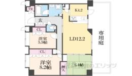 グラン・シティオ御所西添花荘間取り図面