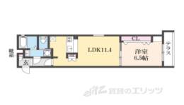 スミレスタ烏丸五条間取り図面