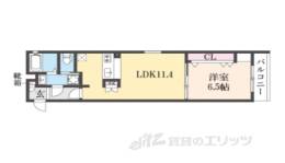 スミレスタ烏丸五条間取り図面