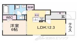 クレメント中今里間取り図面