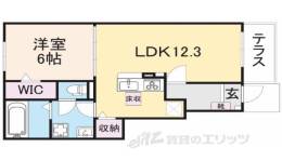 クレメント中今里間取り図面
