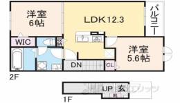 クレメント中今里間取り図面