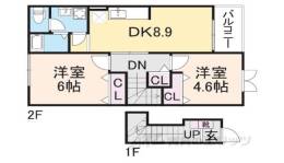 フレーズB間取り図面