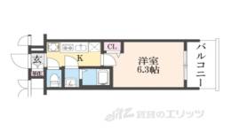 プレサンスTHE KYOTO新町通間取り図面