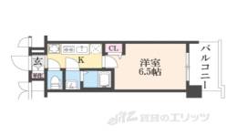 プレサンスTHE KYOTO新町通間取り図面
