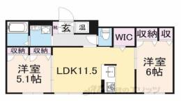 カドデュ　ソレイユ間取り図面