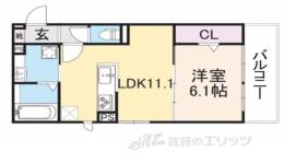 メゾン　ド　アジュール間取り図面