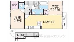 アプロディール　ハート　１間取り図面