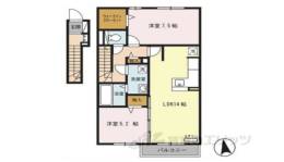 アプロディール　ハート　１間取り図面