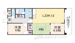 ジョリーハイツ３間取り図面