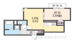 アイリス伏見間取り図面