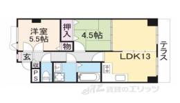 カルチェ清水谷間取り図面