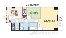 カルチェ清水谷間取り図面