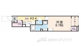 プリマヴェールＭ間取り図面