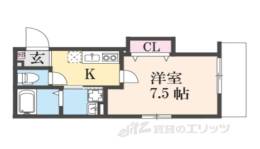 Ｆ－ｃａｓａ２　京大前間取り図面