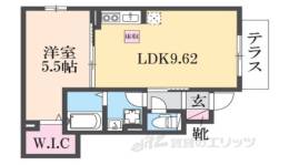プルミエール　ケイト　２間取り図面