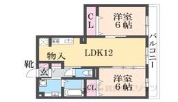 ラフィーネ大和八木　Ｗ棟間取り図面