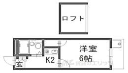 大和高田第１７マンション間取り図面