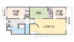 フェリース樟葉間取り図面