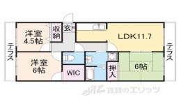 フェリース樟葉間取り図面