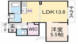 ラフィーネ三室参番館間取り図面