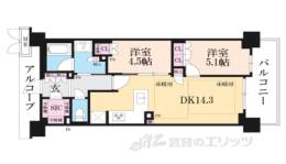 ジオ京都二条間取り図面