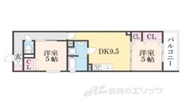 クリエオーレ観月橋間取り図面