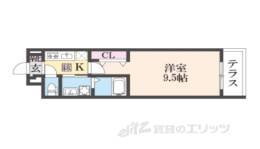ガルデニア　１間取り図面