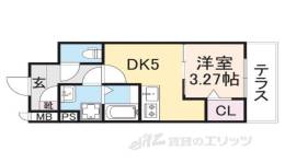 エクスフォート京都聚楽町間取り図面