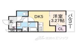 エクスフォート京都聚楽町間取り図面