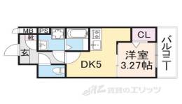 エクスフォート京都聚楽町間取り図面