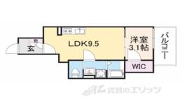 エクスフォート京都聚楽町間取り図面