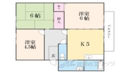 シャルム藤ノ木１間取り図面