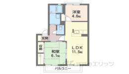メゾン・ソレイユＢ間取り図面