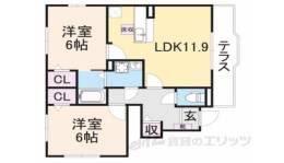 ファインヴィラ　Ｃ間取り図面