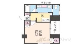 アラモードグラン御池間取り図面
