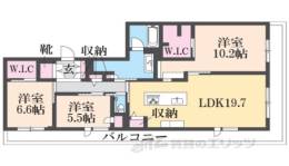 メゾン御所南間取り図面