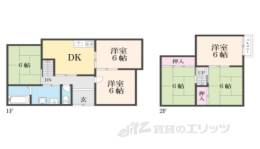 草津市青地町貸家間取り図面