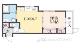 PRIVATE RASIDENCE東山七条間取り図面
