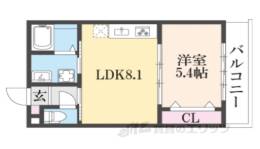 PRIVATE RASIDENCE東山七条間取り図面
