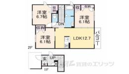 リバーパーク２間取り図面
