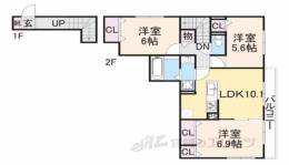 D-ROOM大覚寺間取り図面