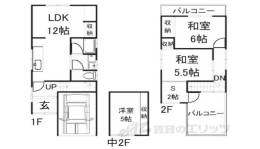 貸家間取り図面