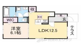 ルナ　ハイツ３間取り図面