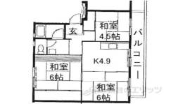 中宮第３団地４１号棟間取り図面