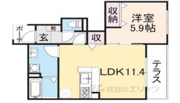 花紫間取り図面
