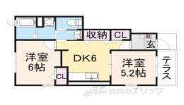 クレメント畠田間取り図面